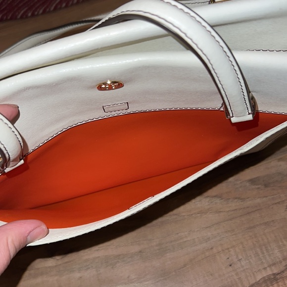 Tory Burch Parker Ivory Mango Large Tote - Picture 11 of 16